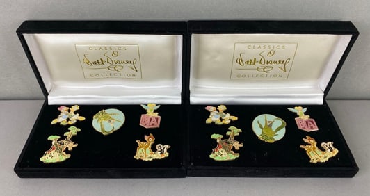 Group of 10 Classics Walt Disney Collection Enamel Pins