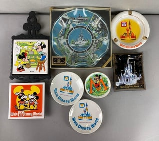 Group of Assorted Disney Plates and more