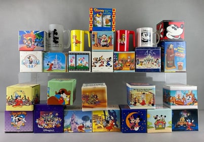Group of 23 Disney Mugs and More