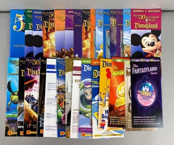 Group of Disney Pamphlets