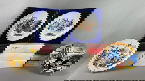 Group of 11 Disney Plates