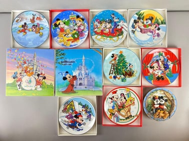 Group of 11 Disney Plates