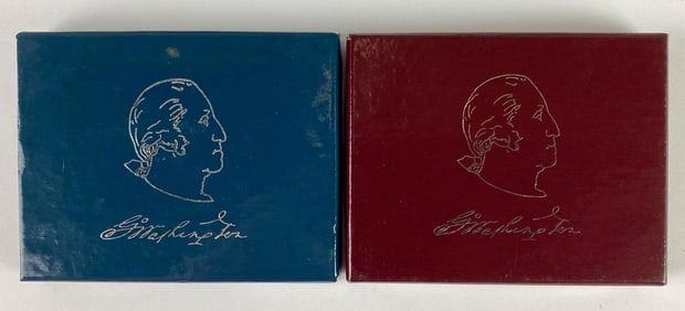 Group of 2 1982 George Washington Commemorative Silver Half Dollars