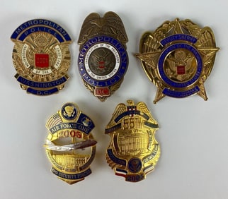 Group of 5 Inaugural Security Badges