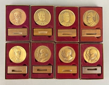 Group of 8 Inaugural Table Medals