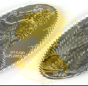 2000 US $1 American Silver Eagle 1 oz Silver Bullion Coin