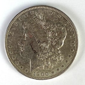 1900 US $1 Morgan Silver Dollar