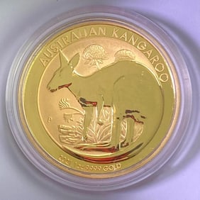 2021 Australia $100 Kangaroo 1oz .999 Fine Gold Coin