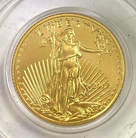 2017 US $5 American Eagle 1/10oz Gold Coin