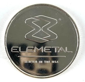 Elemetal 1 oz .999 Fine Silver Round