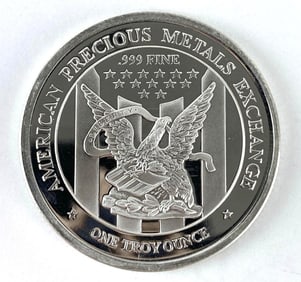 APMEX Liberty 1 oz .999 Fine Silver Round