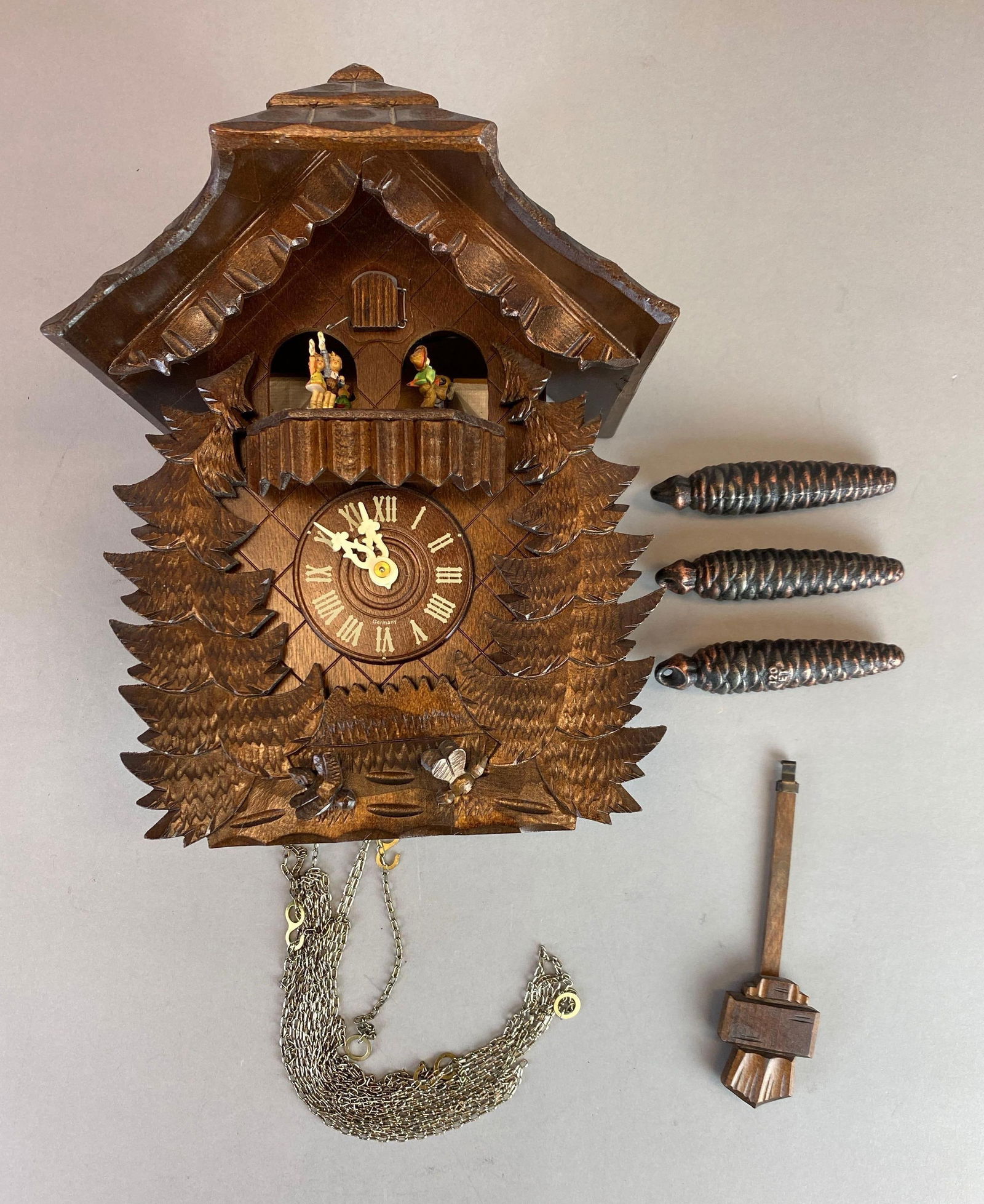 Mapsa Swiss Musical Wood Cuckoo Clock (1 of 7)