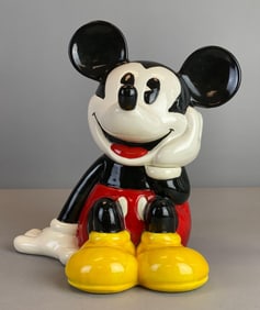 Disney Treasure Craft Mickey Mouse Porcelain Cookie Jar