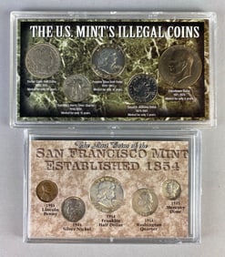 Group of 2 US Mint Coin Sets with COAs
