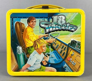 Aladdin 18 Wheeler Metal Lunchbox