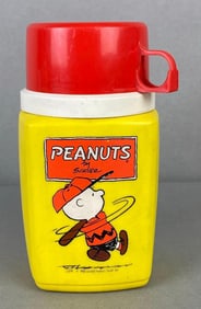 1950 Thermos King-Seeley Peanuts Charlie Brown Plastic Thermos