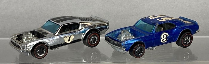Group of 2 Hot Wheels Redline Die-Cast Vehicles