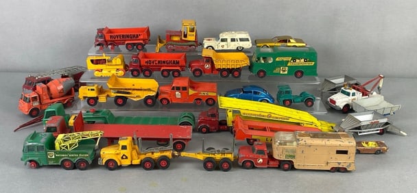 Group of 20+ Matchbox King-Size Die-Cast Vehicles and More