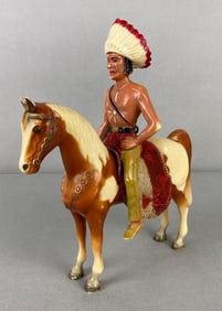 Hartland Molded Native American and Horse Figures