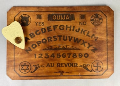 J.M. Simmons Wood Ouija Board