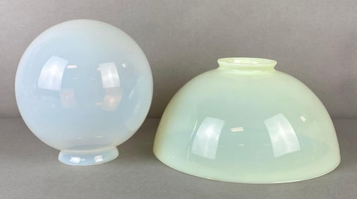 Group of 2 Glass Lampshades
