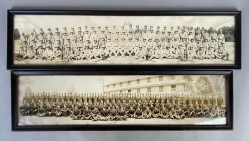 Group of 2 US Military Panoramic Photographs