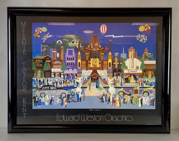 1983 Melanie Taylor Kent Edward Western Graphics Hollywood Boulevard Poster