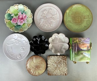 Group of Porcelain and Ceramic Plates and More