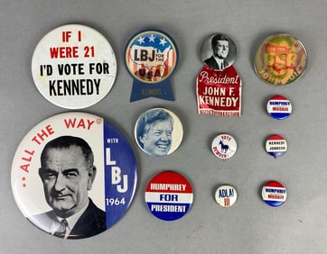 Group of Political Pins