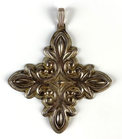 1987 Reed and Barton Sterling Silver Christmas Cross
