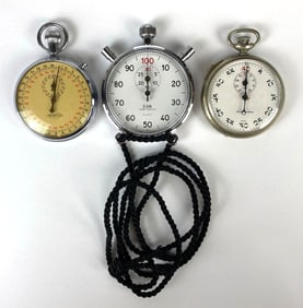 Group of 3 Stopwatches