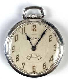 Waltham A.W.W. Co. 17 Jewel Open Face Pocket Watch