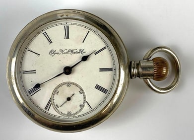 Elgin Watch Co. 15 Jewel Open Face Pocket Watch