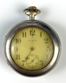 Elgin Watch Co. 7 Jewel Open Face Pocket Watch