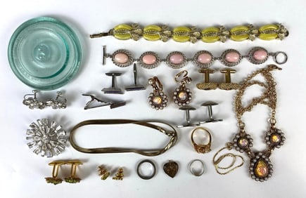 Group of Costume Jewelry and More