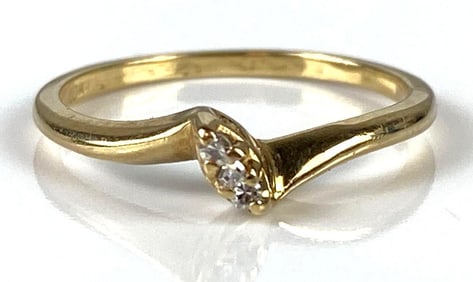 14K Gold Diamond Ring