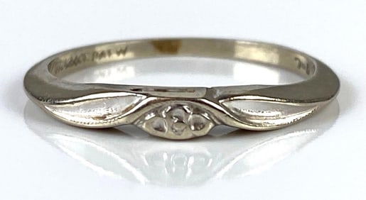 14K White Gold Ring