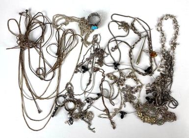 Group of Sterling Silver Jewelry
