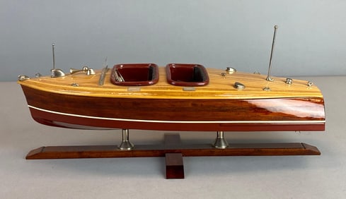 Chris-Craft Runabout American Speedboat Wood Model