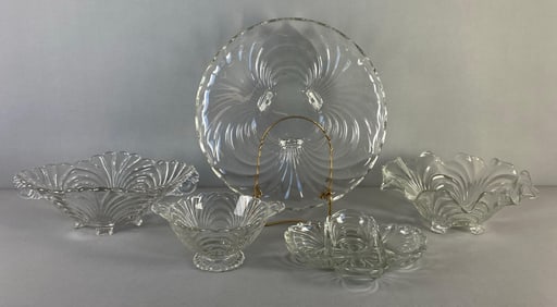 Group of Cambridge Caprice Pattern Glassware