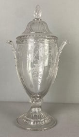 Cambridge Etched Elaine Crystal Urn