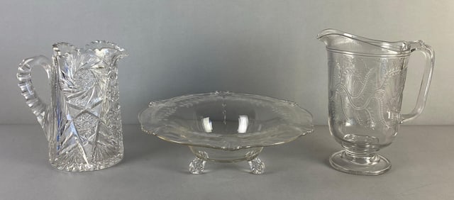 Group of 3 Glass Items
