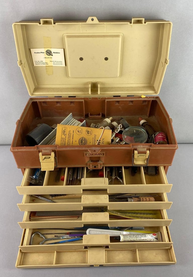 Tool Box of Assorted Train Tools (1 of 6)