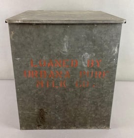 Cumberland Case Co. Metal Insulated Milk Box
