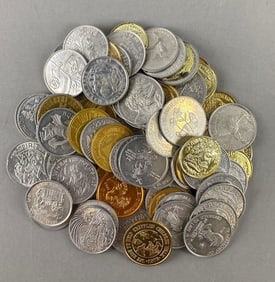 Group of Assorted Tokens