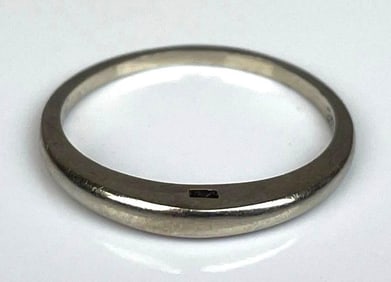 14K White Gold Wedding Ring