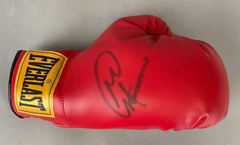 George Foreman Signed Everlast Boxing Glove