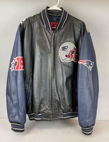 NFL Bew England Patriots Leather Coat