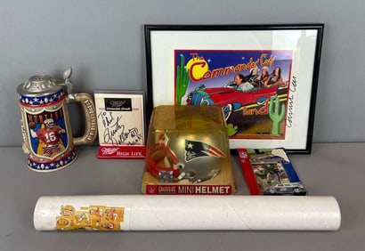 Group of Signed Sports Items and More