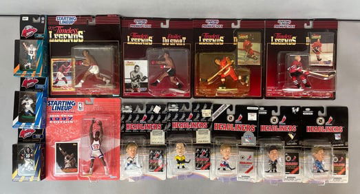 Group of Starting Lineup Figures and More
